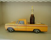 Cute retro Vintage Yellow Ford Pick-up food box party box Birthday party treat box set of 5