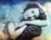 Portrait, Fine Art Print, Giclee Print, Photomontage, Photo Montage, Collage, Digital Collage,Home Decor, Wall Art, Wall Hanging