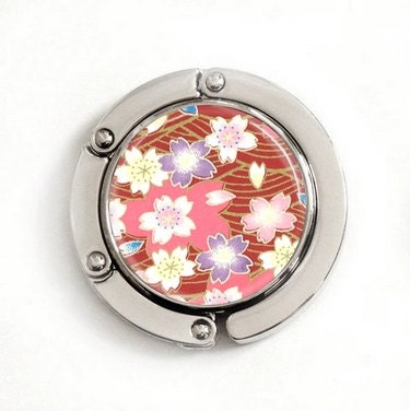 Purse Hook Bag Hook - FLOWER CHIYOGAMI