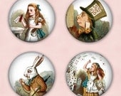 Set of 4 Coasters - ALICE - 4 designs