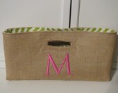 Not Your Usual Wine Bag Personalized Burlap