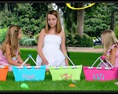 Personalized Mini Market Tote Baskets