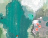 NEW archival fine art giclee print . abstract landscape . with distance