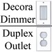 Black and White Polka Dot Light Switch Cover Rockabilly Decor Decoration Switch Plate Switchplate Outlet