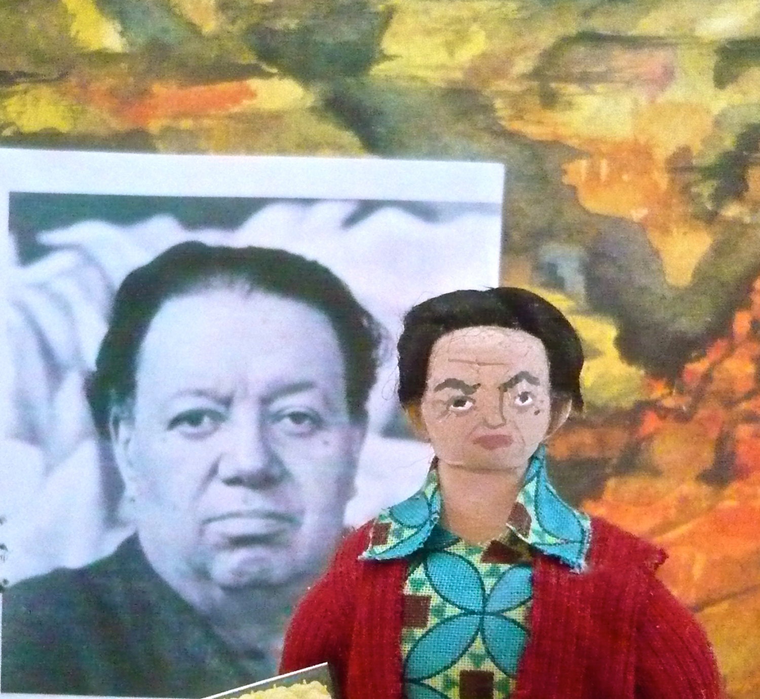 Diego Rivera Doll Miniature Art Collectible