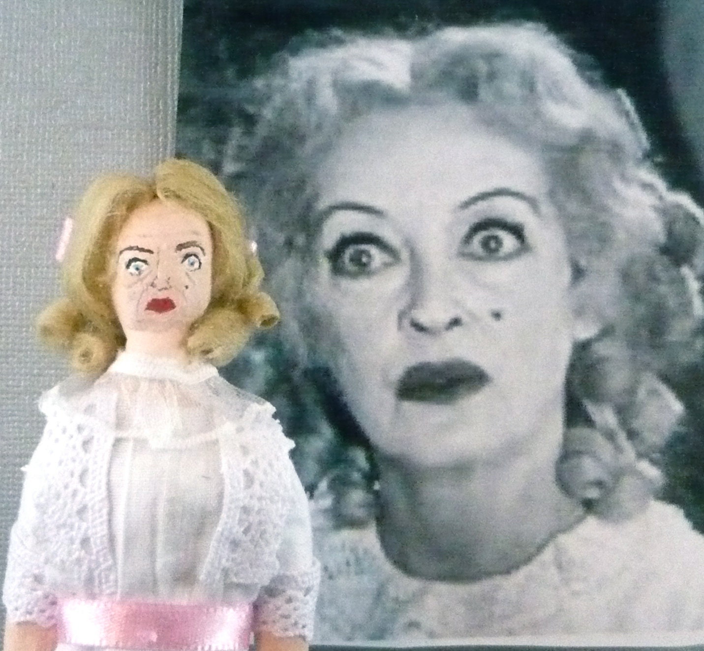 Bette Davis Miniature Doll As Baby Jane Art Collectible