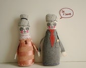 Valentines - Je t aime - photo print - dolls in love