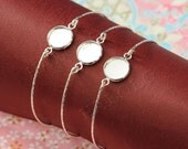 20pcs silver finish base tray bangle - fit for 12mm cab. B36B