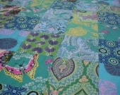 Emerald Garden Patchwork QUILT TOP 64 x 71 Ready to Ship