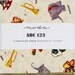 ABC 123 - Moda Charm Pack - 5 inch Quilt Fabric Squares - Primary colors