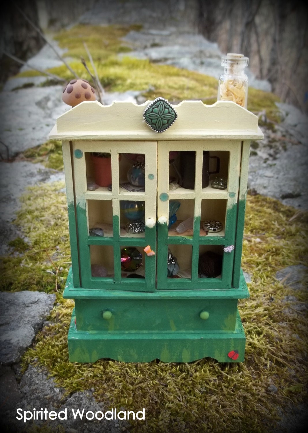 Miniature Cabinet - Enchanted Fairy Garden