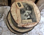 Primitive Boxes, Prim Box, Pets, Dog, Cat, Bird, Shabby, Cottage Chic, Black