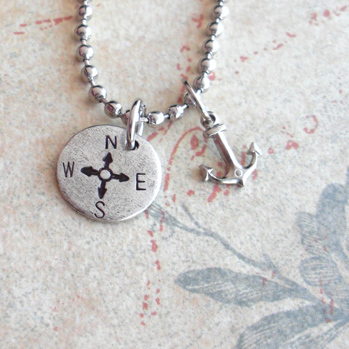 Silver Anchor charm .. LIMITED SUPPLY .. itty bitty teeny tiny mini .. textured embossed metal .. Add to your charm order with Tipsy Whimsey