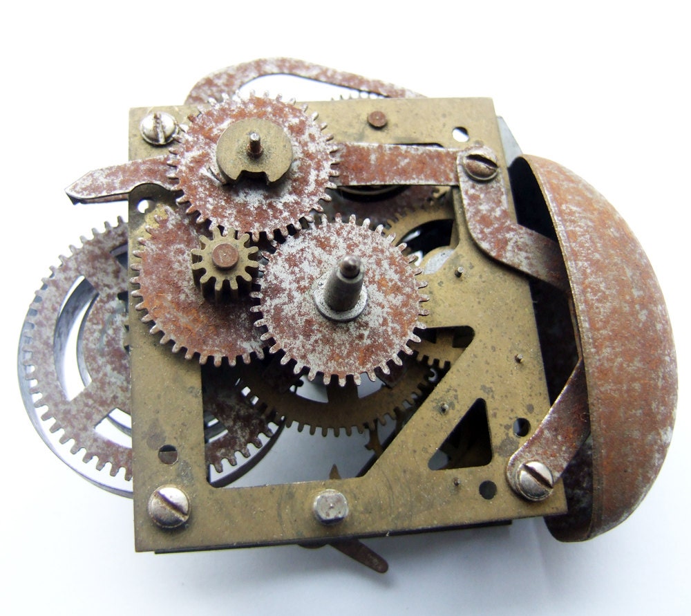 Old alarm clock mechanism