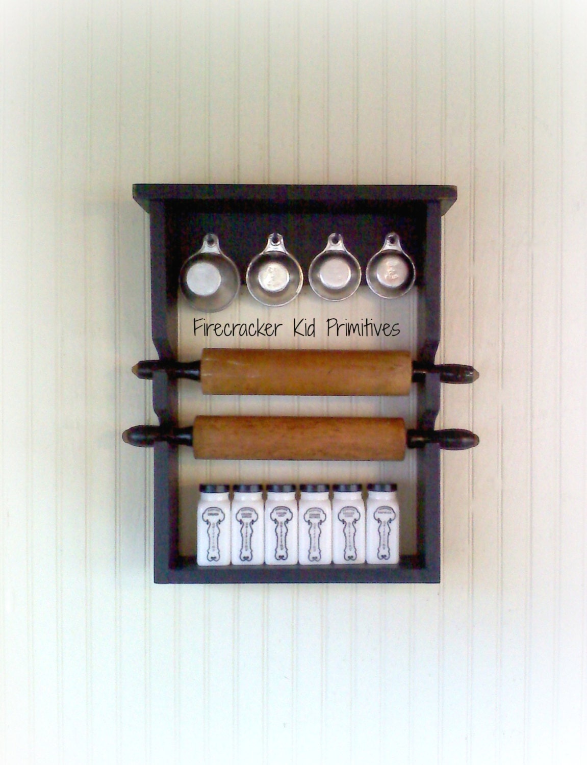 Items similar to Primitive TwoPin Rolling Pin RAck Oneofakind