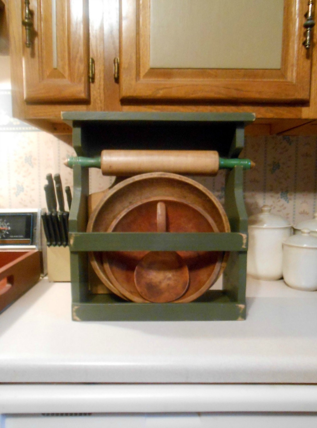Rolling Pin Dough Bowl Keep