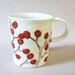 SPRING CLEARANCE SALE - porcelain cup with translucent bottom
