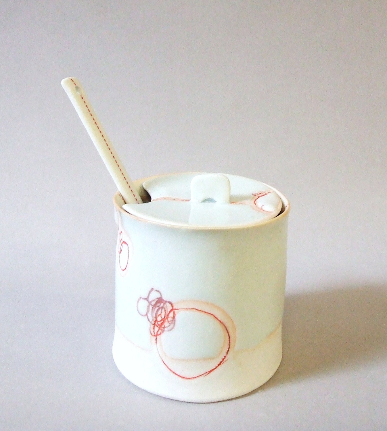 SPRING CLEARANCE SALE - porcelain sugar container