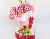 Mother's Day Gift Decoration Spun Cotton Gal Happy Mother's Day