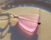 Lightest Lavender...Seaglass Pendant on Sterling