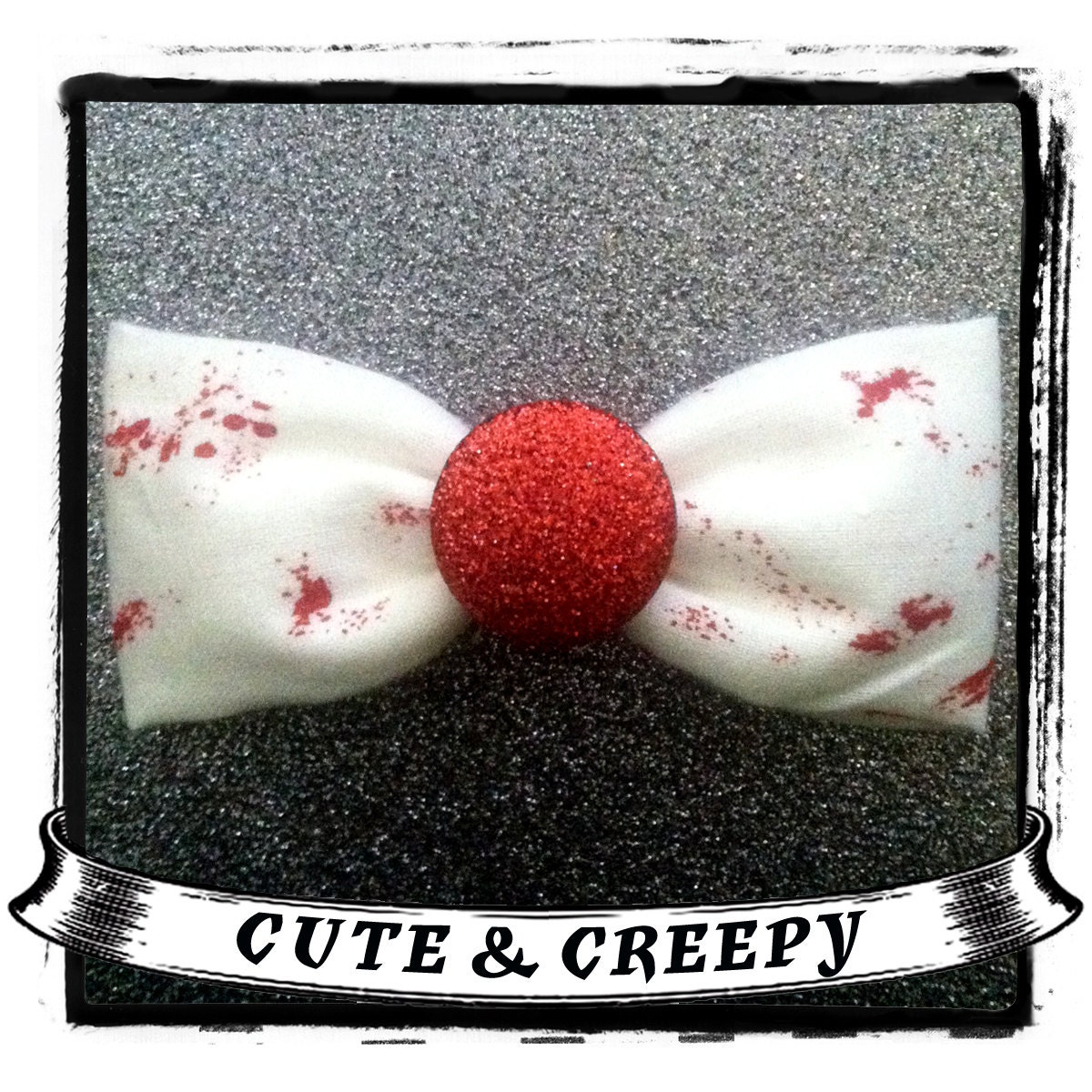 Spilt Blood Hair Clip