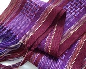 handwoven bordeaux symphony scarf