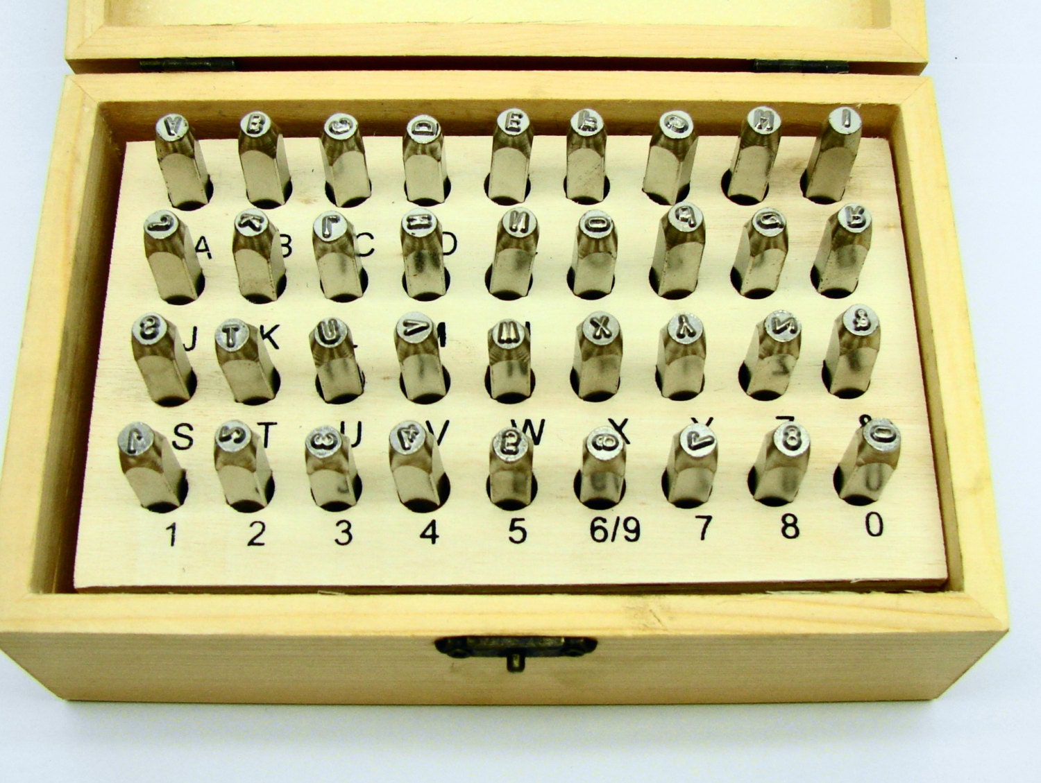 36 Pc. Premium Number & Letter Punch/Stamp  3mm Set - CRV Steel