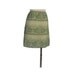 Vintage 60s Olive Green Lace Nylon Chiffon Layered Half Slip Mini Skirt