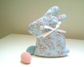 Spring Bunny, Pale Blue Blossom Lavender Rabbit, Scented Sachet, Sweet Gift for Mothers Day