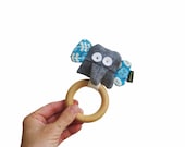 Elephant baby- rattle/teething ring
