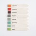 8 herb garden labels.