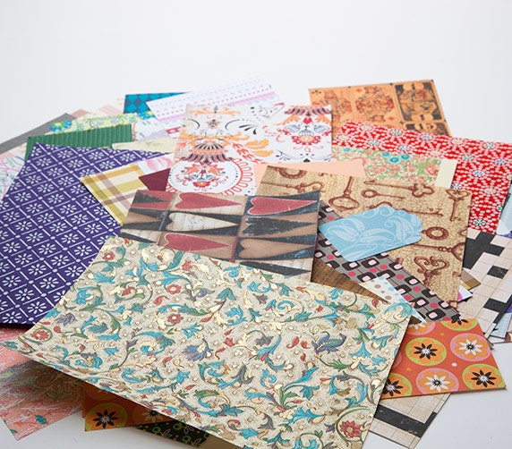 Paper scrap pack, paper kit, decorative paper, scrapbook paper,