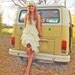 Los Petalos Mexican embroidered ruffled dress natural gauze pintuck and embroidery details