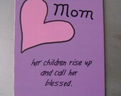 Proverbs 31 Mom - Christian/Inspirational Wall Hanging