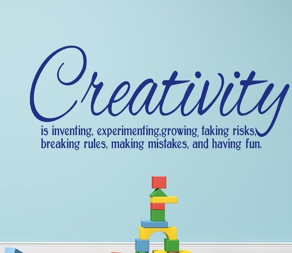 Creativity Vinyl Wall Decal Words definition by HouseHoldWords