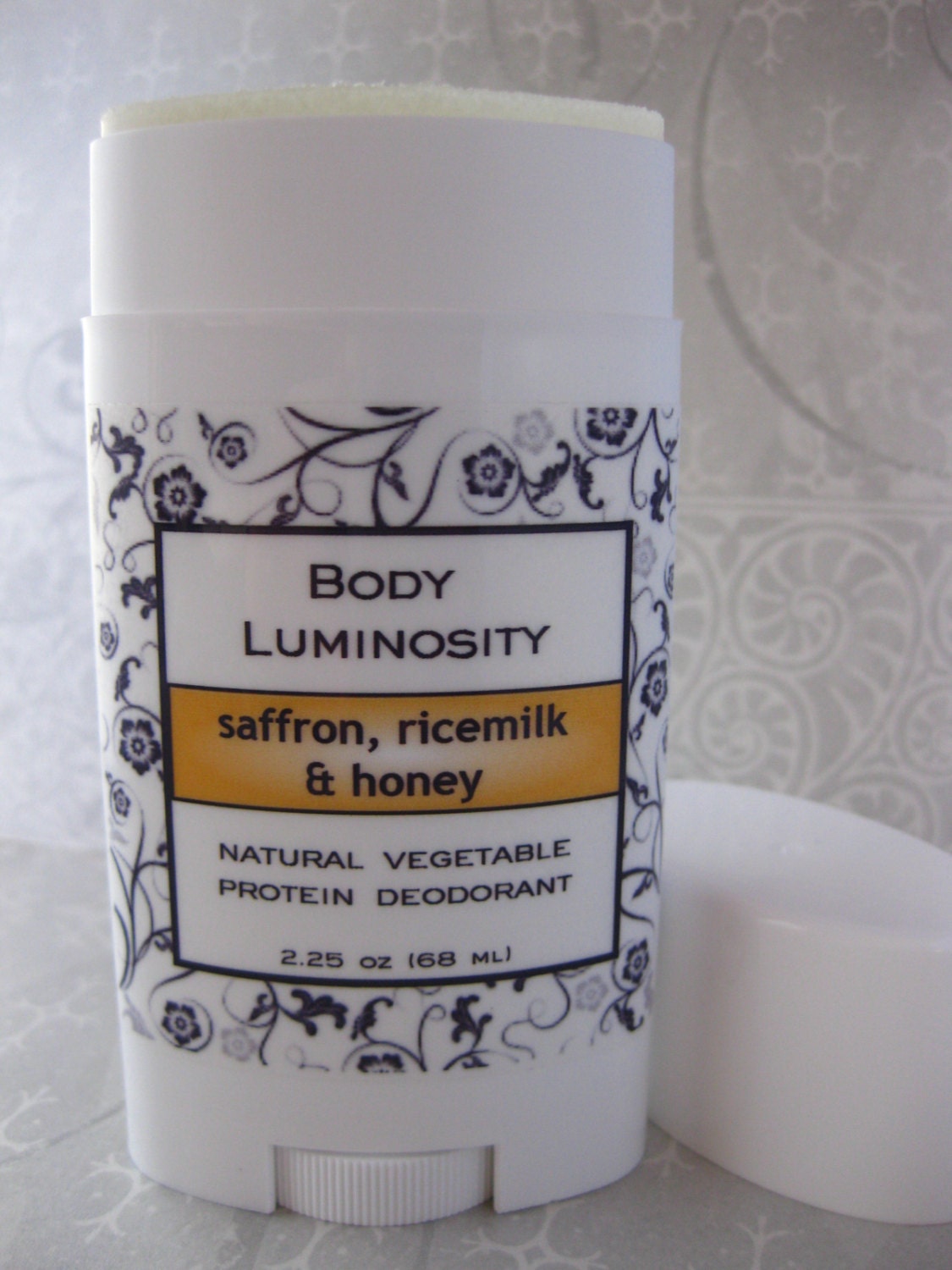 Saffron, Ricemilk & Honey Scented Vegan Natural Deodorant