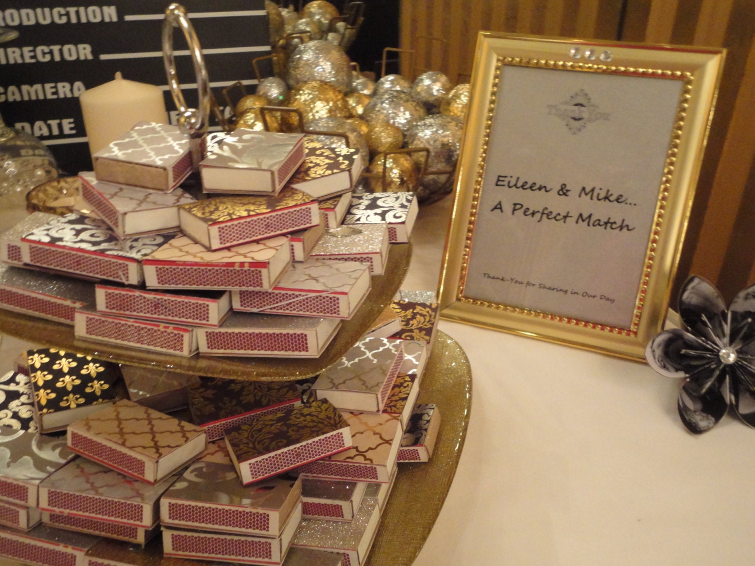 200 Custom Matchboxes - Wedding Favors - Custom Color and Theme
