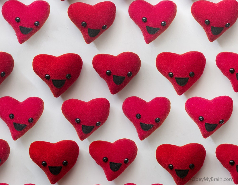 Mini Valentine's Day Plush Heart