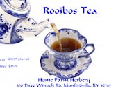Rooibos Tea, 16 oz. buy today and get a free complimentary herb seasoning blend