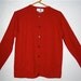 SAKS Fifth Avenue 100% Red CASHMERE Sweater S-M