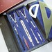 Vintage Drafting Engineer Set 11 pc in original case & sleeve - Charvos No. 612 Made in USA
