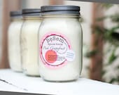 Pink Grapefruit, one natural soy candle, sweet and fresh