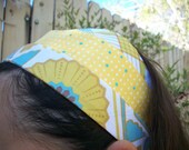 Headband Wardrobe Set of Three Sunny Summer Sunflowers Dots Plaid