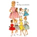 Vintage Sewing Pattern 1950s Girls Dress 7 Day Wardrobe size 10