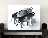 Flagship - Original Painting Bull Art