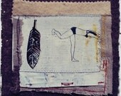 Dare ,  Poetry mixed media piece