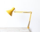Modern Red Task Light with Clamp