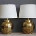 Pair of Glam Brass Lamps