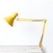 Modern Red Task Light with Clamp