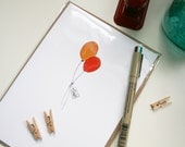 Sending Thanks - 3 Card Set - Balloons